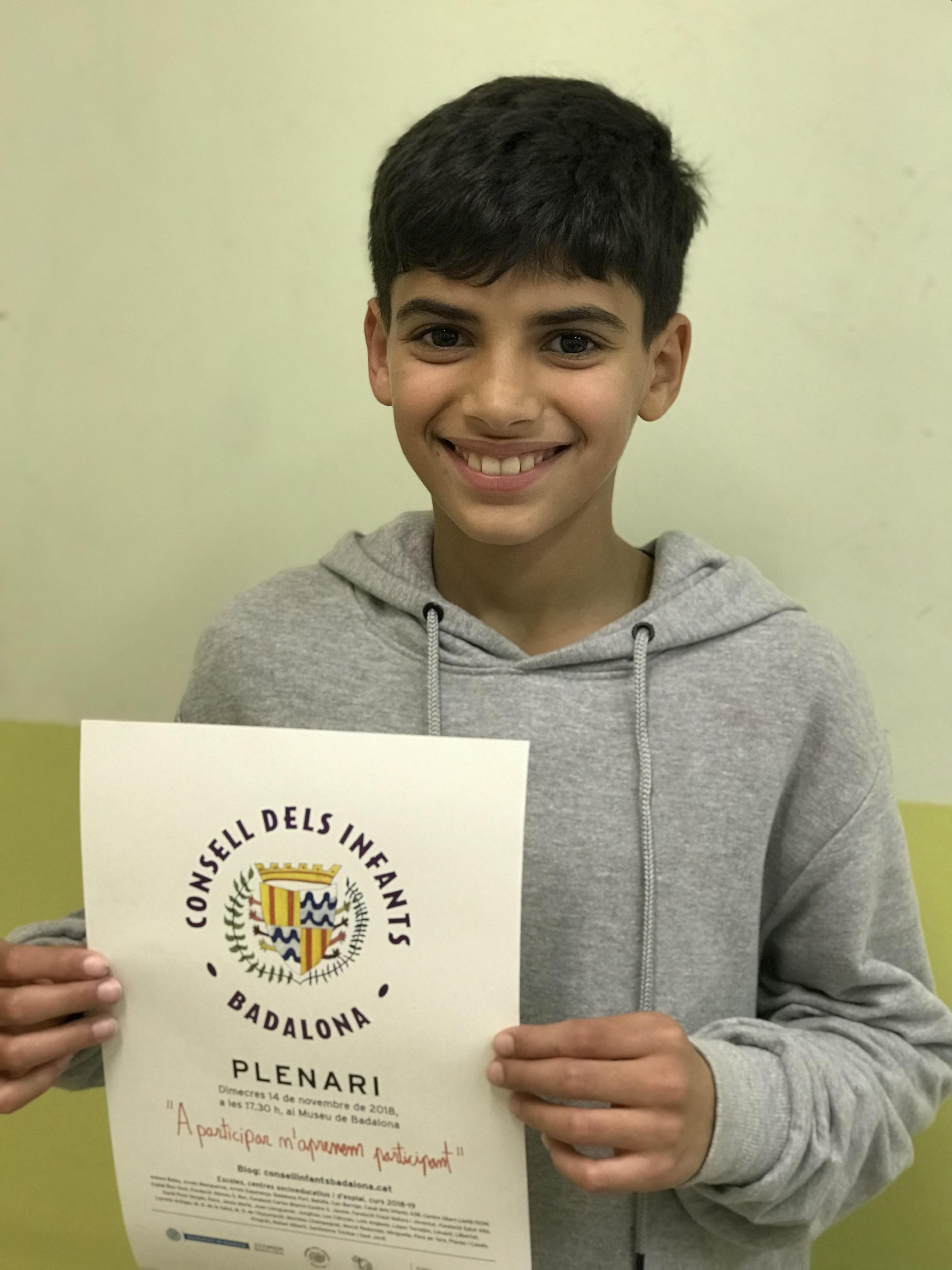L'Ayman al Consell d'Infants de Badalona