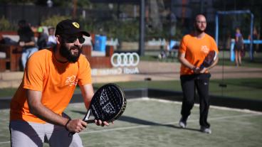 foto padel homes jugant torneig